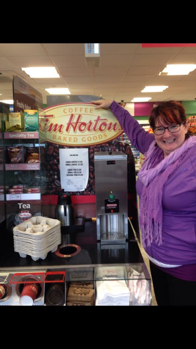 Angtrendz's tweet photo. @TimHortons we travel to Ireland to get the taste of home 😆😁 #allroadtripsstartwithtims https://t.co/RgSMqDR8IX