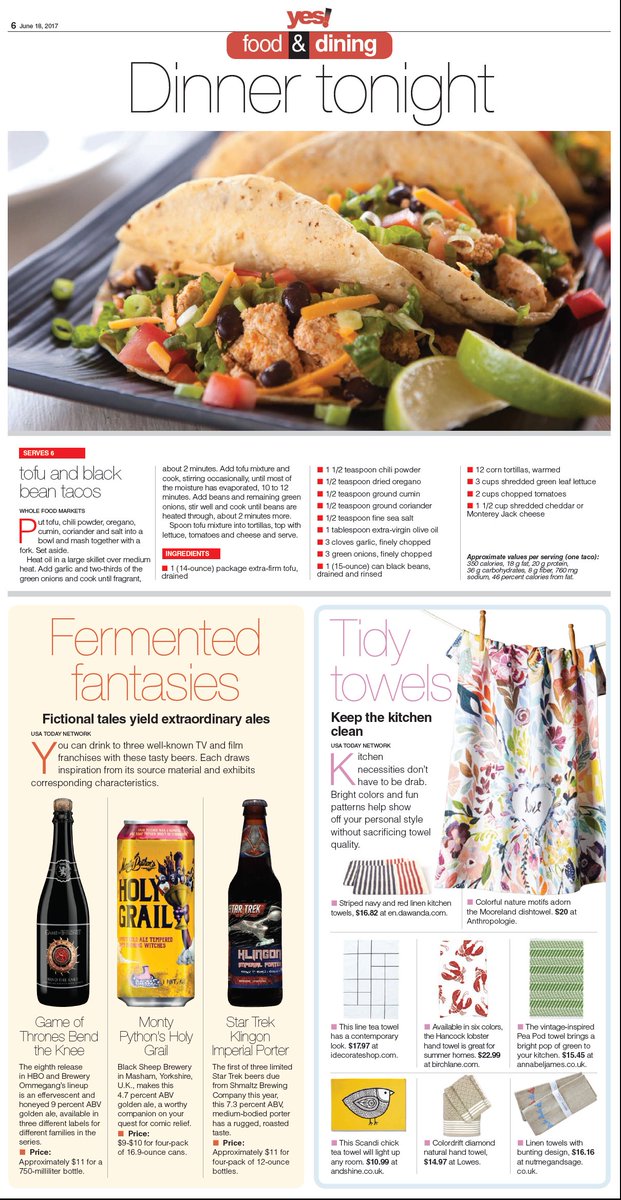 DDImports's tweet photo. We thank @Gannett YES! Food &amp; Dining for reviewing #StarTrek #Klingon Imperial Porter following #firstcontact @USATODAY #warriorsdrink #LLAP https://t.co/xRRZJzOOsK