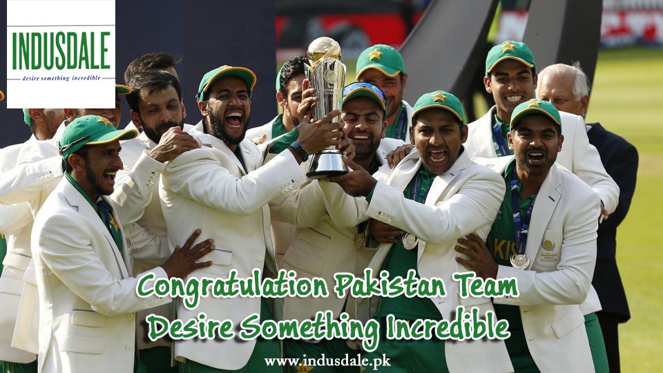 IndusDale's tweet image. Congrats Pakistan!
#Pakistan #Champions
indusdale.pk
