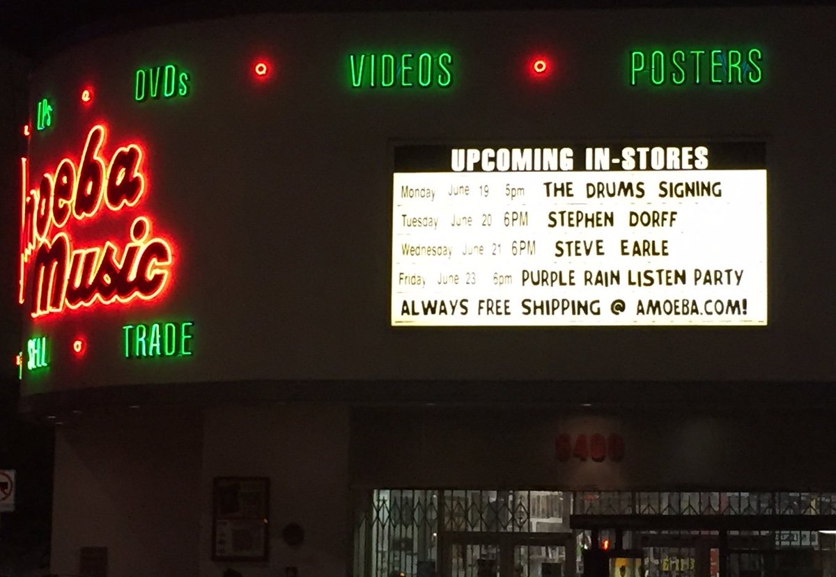 Wheeler_Bryson's tweet photo. Wheeler coming to Amoeba Records Hollywood this Tuesday at 6pm- buy the #vinyl there and he’ll sign it! https://t.co/rbe9JESBVF