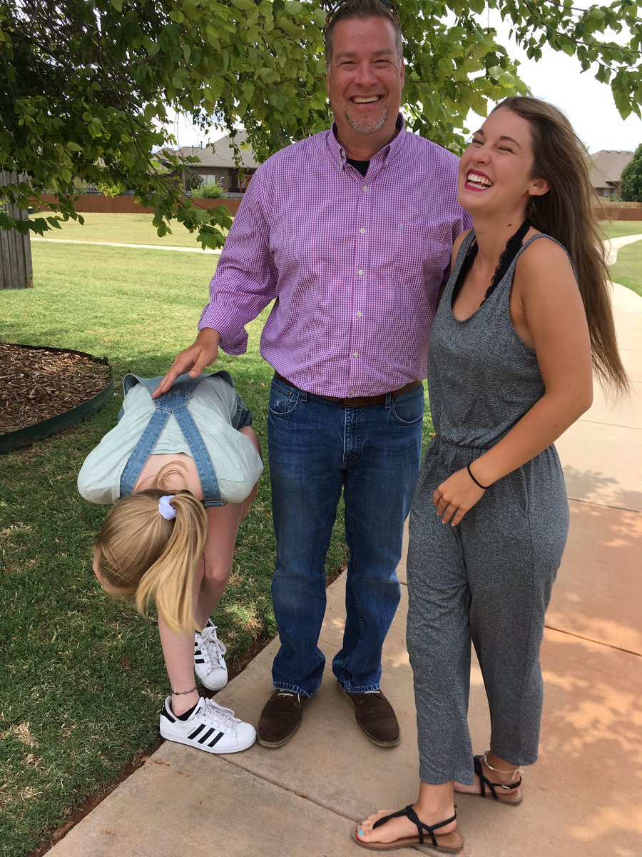SuCrawford's tweet photo. Happy Father's Day @RWCOKCOK! So thankful for  the way you love our kids and keep us laughing. ❤️ https://t.co/GYRIDPIIjS