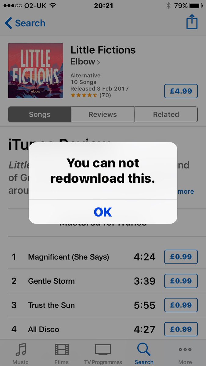 ConditionCanine's tweet photo. @iTunes hi my husband has this but I can't download to my phone https://t.co/7CLguH8JuS