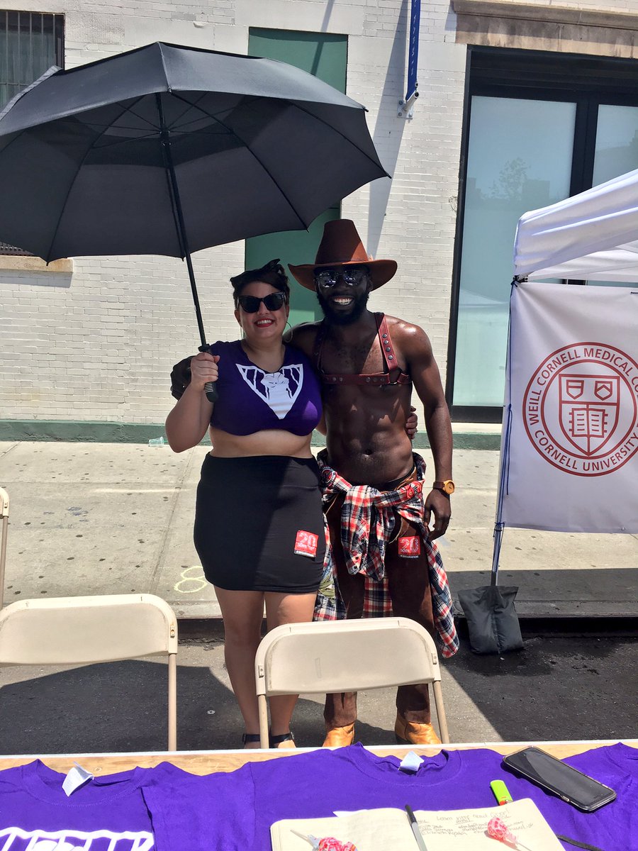 queerDEP's tweet photo. #20YEARSOFKINK looks good on us! Come hang! Here till 5/6! Thanks to @FolsomEast for supporting us, @antiviolence & @irishouse #Pride2017 https://t.co/CRopFFAraq