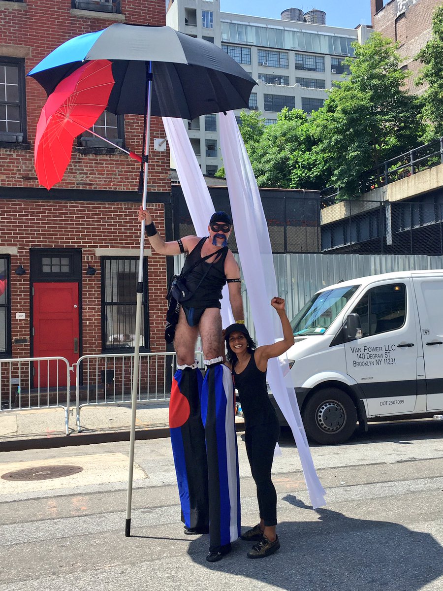 queerDEP's tweet photo. #20YEARSOFKINK looks good on us! Come hang! Here till 5/6! Thanks to @FolsomEast for supporting us, @antiviolence & @irishouse #Pride2017 https://t.co/CRopFFAraq