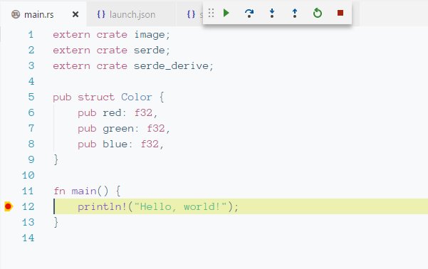 VScode debugging Rust