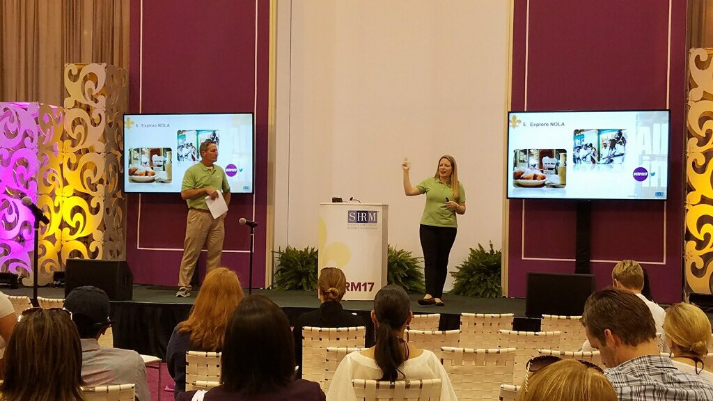 erint1616's tweet photo. Speaking on the Smart Stage at #SHRM17 #ALLIN https://t.co/trYcv3KY6b