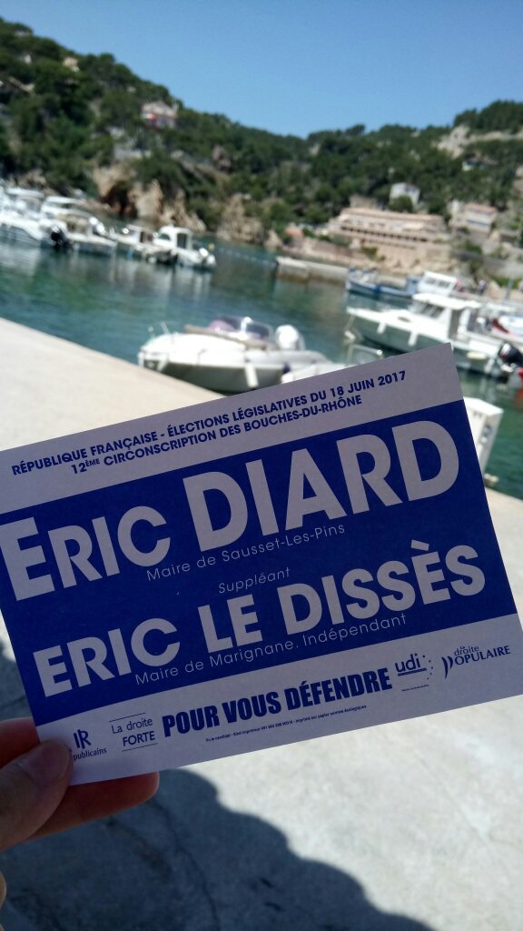 Félicitations à @ericdiarddepute pour cette large victoire ! @lesRepublicains #Législatives2017 #Circo1312