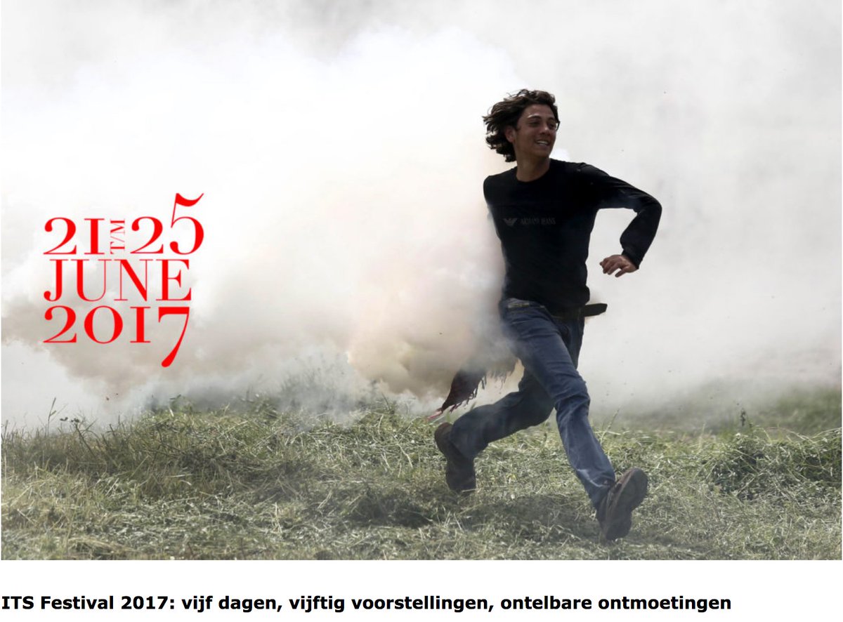 het seizoen zit er zo goed als op, 
MAAR bekijk deze week werk van de makers van toekomst. itsfestival.com  <a href="/ITSFestival/">ITS Festival</a>