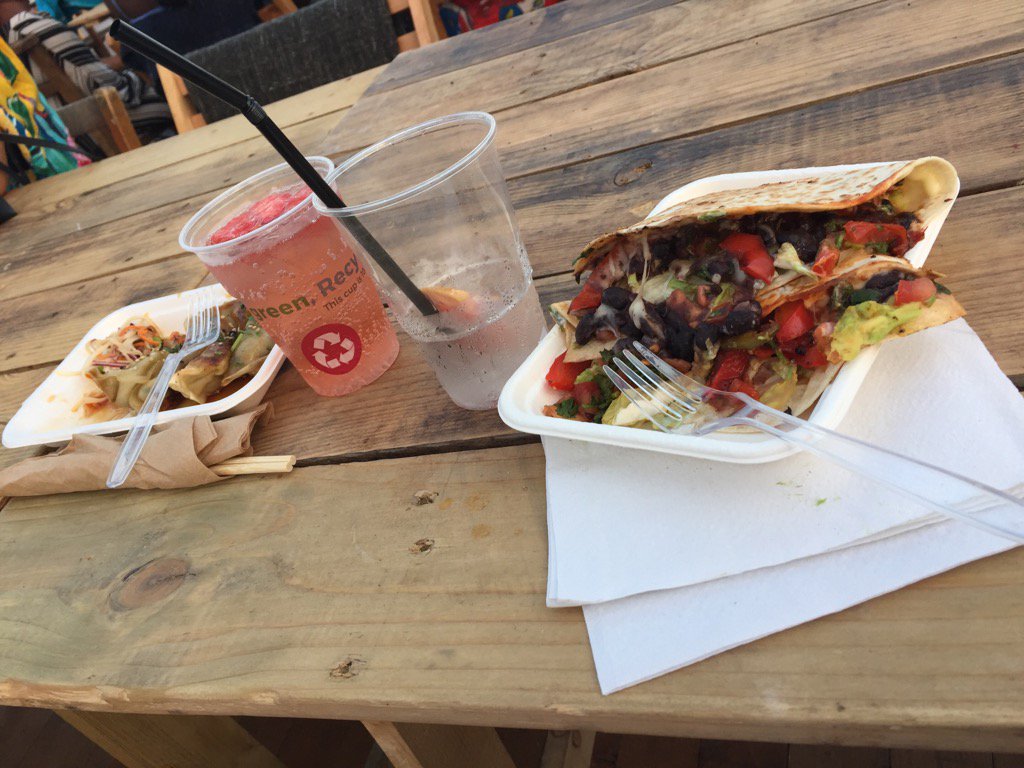 pmgnyc's tweet photo. Digging in at #londonfoodmonth at Kensington Park.  Great fun! https://t.co/9O2lDrjkmM