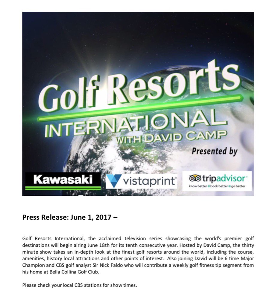 Sir_NickFaldo's tweet photo. Watch @golfresortsintl on your CBS station w/ full episode featuring @Bella_Collina and fitness from my @Swingnasium https://t.co/qtnE0nzhZU