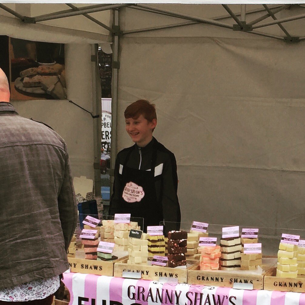 GrannyShaws's tweet photo. Look at that smile...could sell snow to the eskimos:) #SalmonandWhiskey2017 @NaturallyNCG @CausewayMarket @Food_NI @mea_bc #ThatsMyBoy https://t.co/EnrlvtbMVh