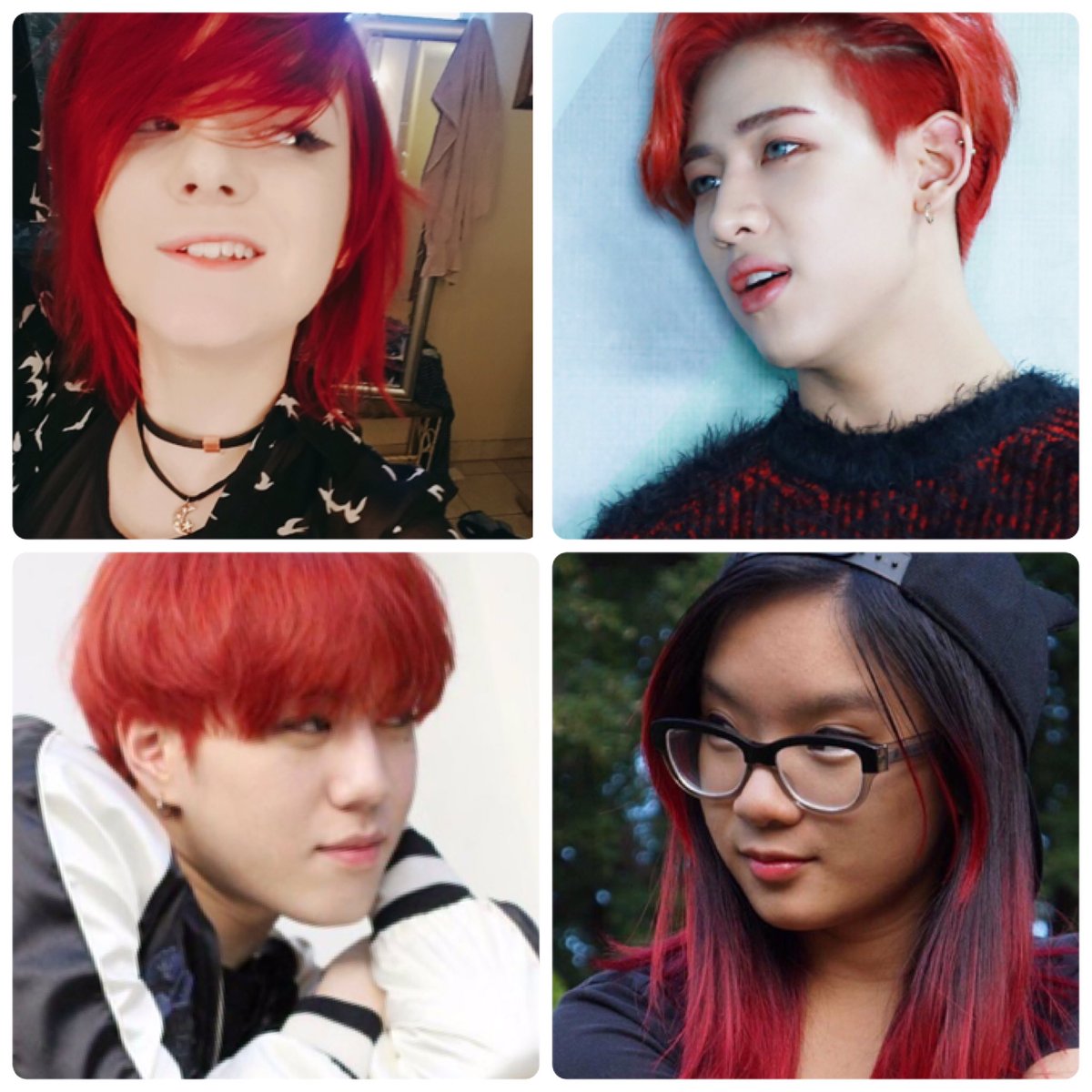 4EvrWithYu's tweet photo. ...ok one more just because #yugbam and #raelie how could i not? #redred #yugbambabes #IGOT7SelcaDay @BamRae1A https://t.co/MT9ebQCouB