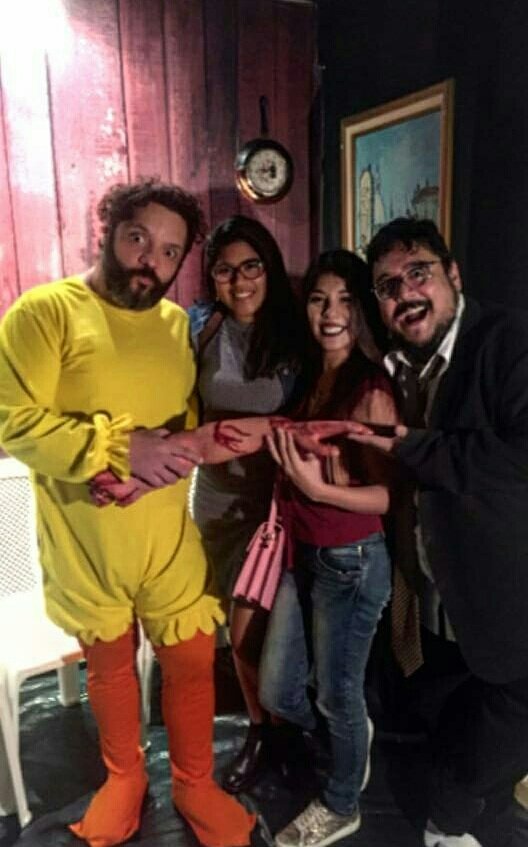 pedritoortizjr's tweet photo. Gracias x venir a ver #AngelinesFernandez seguimos en cartelera HOY 20h30 21h30 22h30 #humorbo y #suspenso + #terror ven a @popupteatrocafe https://t.co/6k465L7JXV