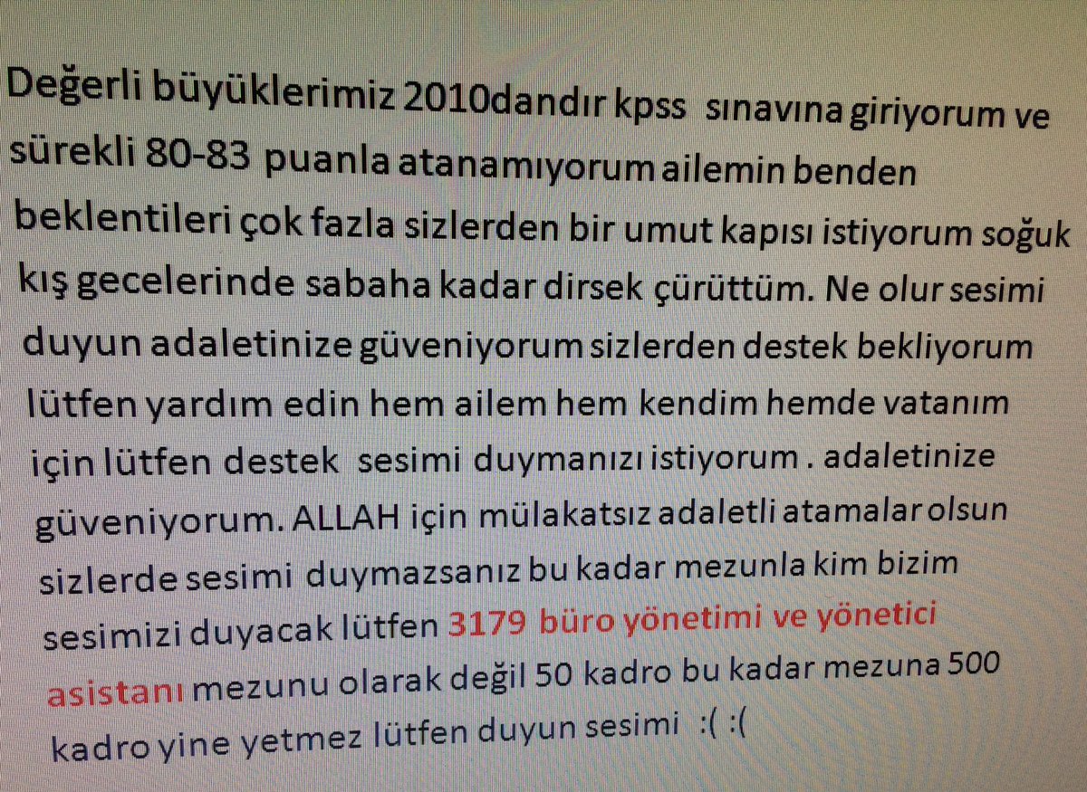 #3179BüroYönetimiKadroİstiyor <a href="/suleymansoylu/">Süleyman Soylu</a> <a href="/MuezzinogluDR/">Mehmet Müezzinoğlu</a> @toramanomer <a href="/Cengizyavili/">Dr. Cengiz YAVİLİOĞLU</a> <a href="/BasbakanlikDPB/">yanlışlıkla açılmış hesap</a> <a href="/RT_Erdogan/">rt_erdogan</a>