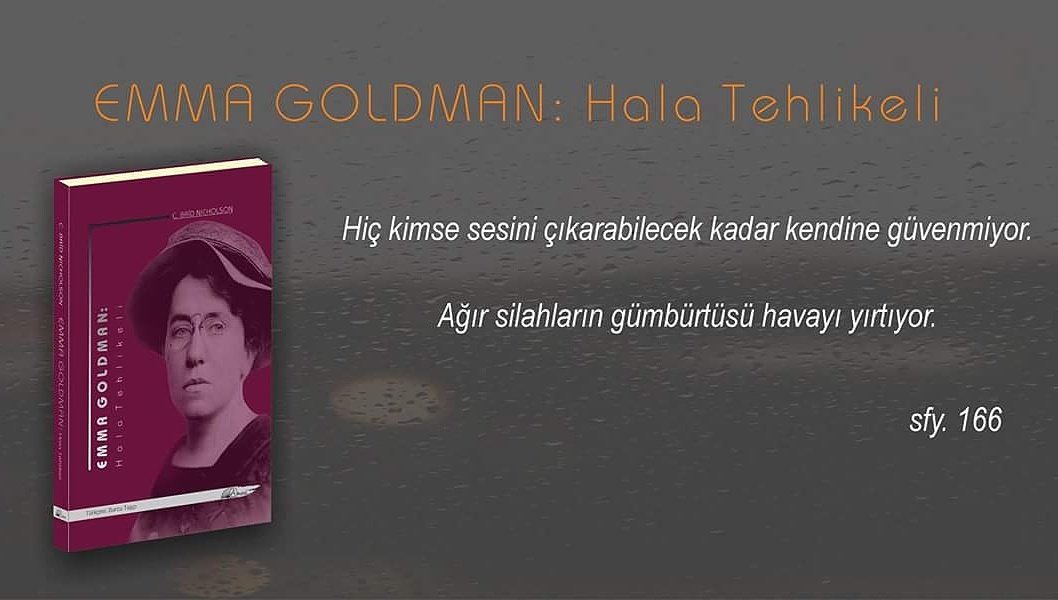 amarayayincilik's tweet photo. Hiç kimse sesini çıkarabilecek kadar...
Sfy. 166
#kitap #yeni #yenikitap #kitapyurdu #gardakitap #kitapcı
#emmagolman #halatehlikeli https://t.co/oMbrj5D2yx