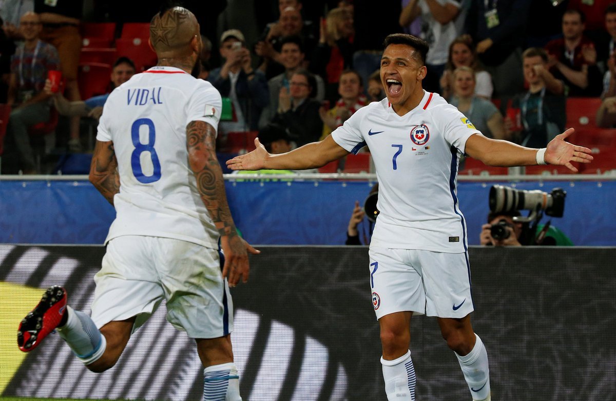 esetfcb's tweet photo. #Sanchez #7
#Vidal #8
#Chileconnection
🇨🇱 https://t.co/C0r5xszmI8
