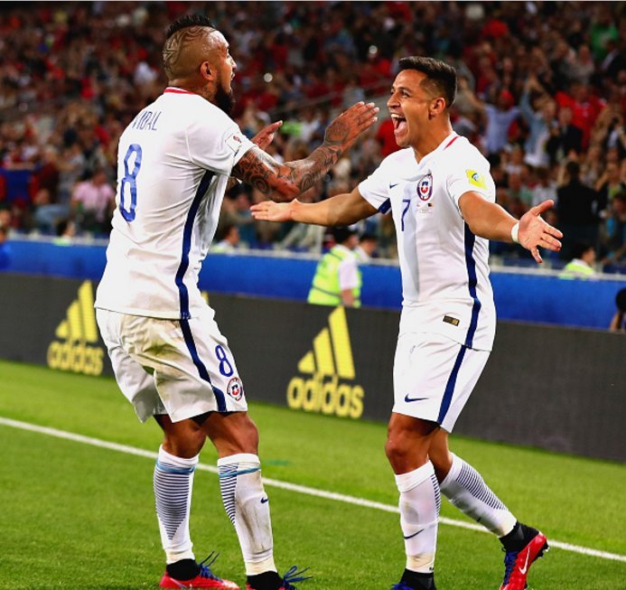 esetfcb's tweet photo. #Sanchez #7
#Vidal #8
#Chileconnection
🇨🇱 https://t.co/C0r5xszmI8