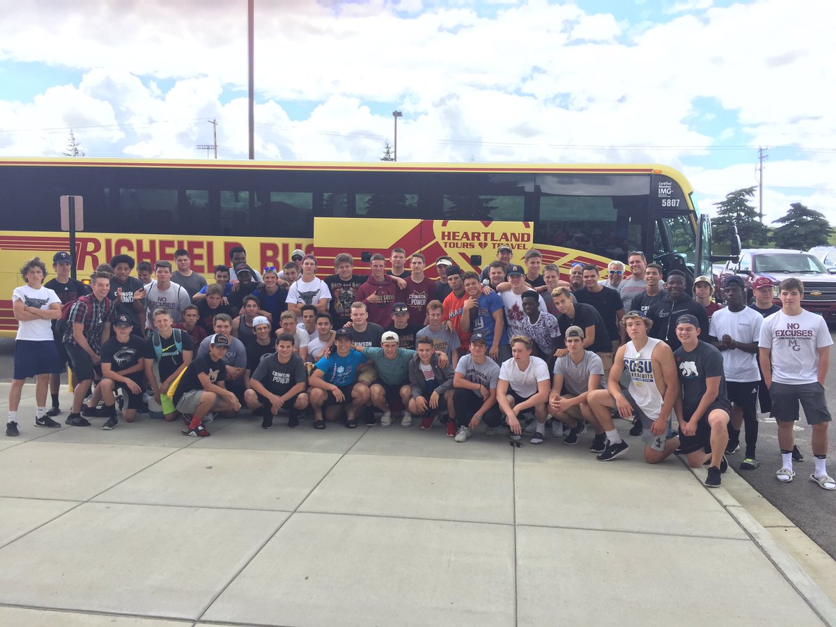 Another year off to <a href="/GoJacksFB/">SDSU Football</a> ready for a great camp! Time to get better! Time to have fun! Time to discover who we are! #crimsonpride