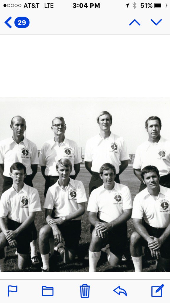 coachjoemartin's tweet photo. My father a Tx HS FB coach when he died 1968 &amp; I was 11 Moved to Lewisville in 1970 &amp; these men became my fathers#HFD https://t.co/WuTw7XI9SD