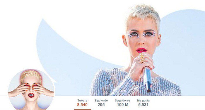Katy Perry ya tiene 100 millones de seguidores en Twitter elfurgonmusical.com/katy-perry-ya-…