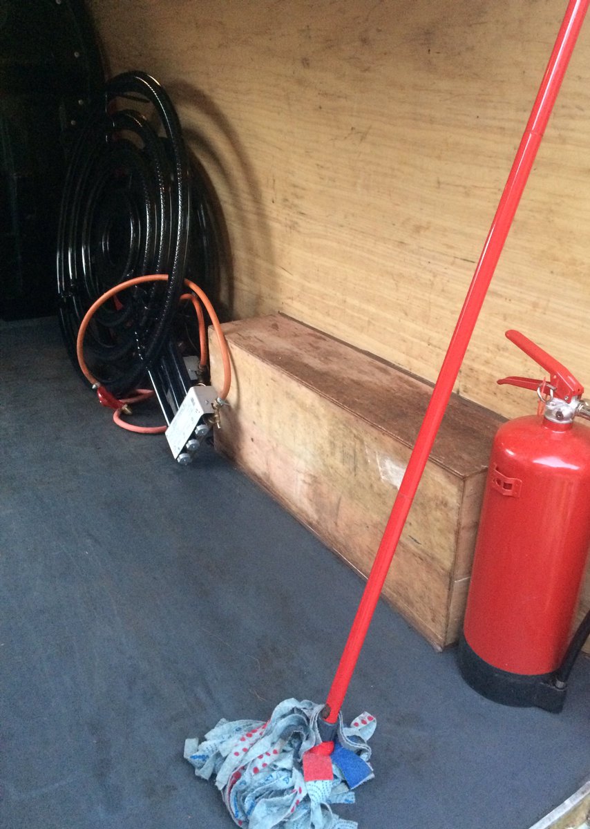 Deep clean of all the kit again! It's a glamorous life this catering...😉