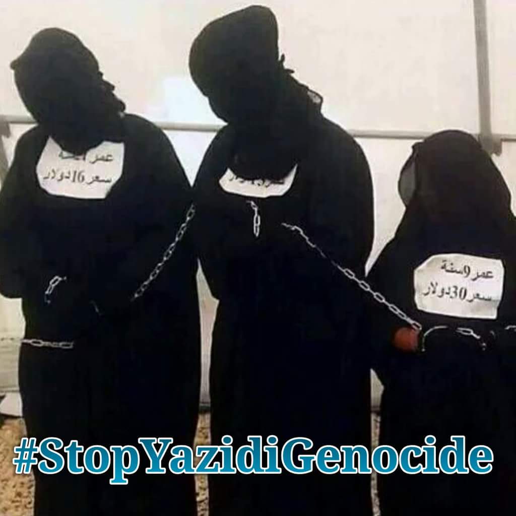 MnKhS's tweet photo. I want2start a campaign in Twitter4the #Yazidi women&amp;children in #IS captivity!
Who would participate in this campaign?
#YazidiPlight https://t.co/Wcy7qNZsFv