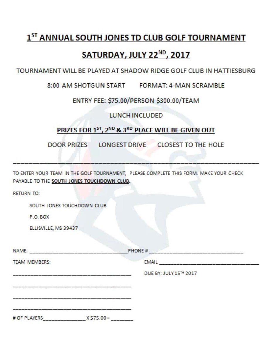 bravesnationSJ's tweet photo. Help out our 2017 Braves Football team by sponsoring a hole, giving door prizes, playing in the tournament or all of the above. https://t.co/8V5ZkObbem
