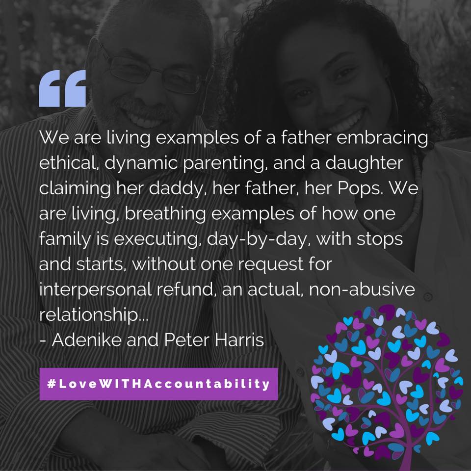 LoveAccountably's tweet photo. We celebrate Adenike & Peter J. Harris a dynamic daughter/father duo who embody #LoveWITHAccountability
https://t.co/5qDaNDcaZq #FathersDay https://t.co/7Qk0JoyLNQ