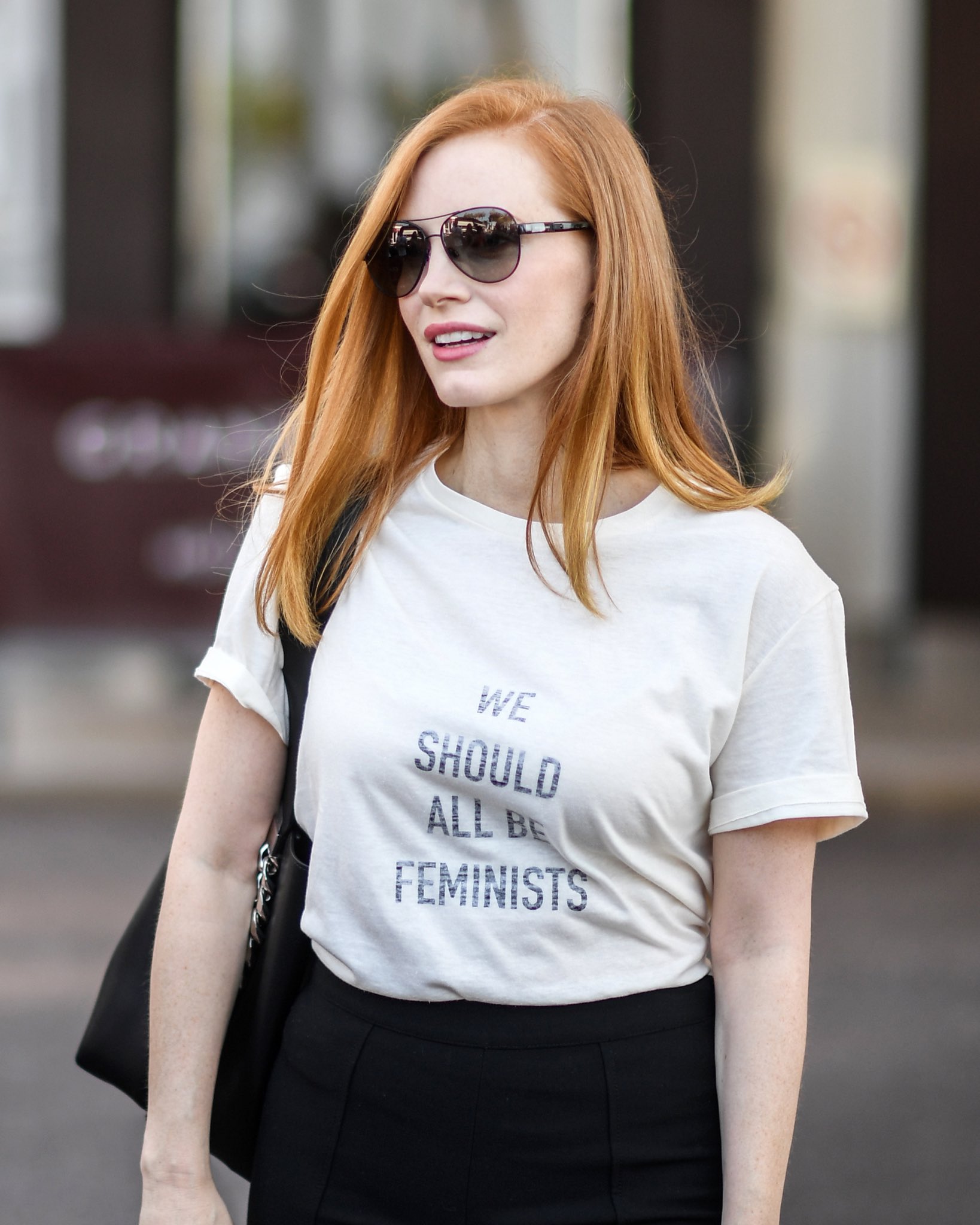 Dior on X From Natalie Portman to Jennifer Lawrence the iconic We Should All Be Feminists T shirt is seen everywhere and available in stores now. https t BaPodnTuwZ X