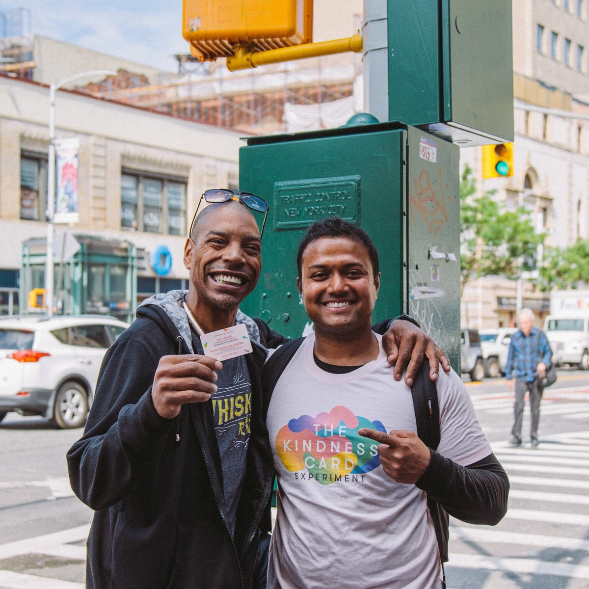 thekindnesscard's tweet photo. Don’t forget to keep passing on your Kindness Cards! Deserving New Yorkers are all around us! #KindnessIsHere #NYC https://t.co/XSZfeBh24T