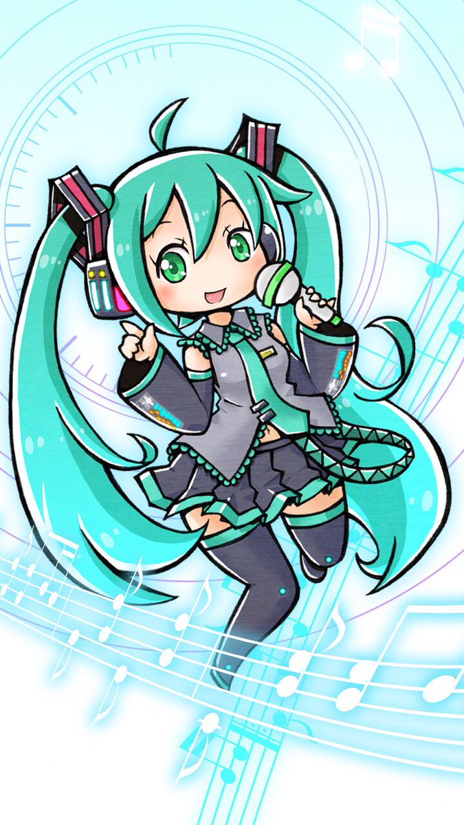 ごっち On Twitter スマホ壁紙 初音ミク 初音ミク ボーカロイド Vocaloid ボカロ 壁紙