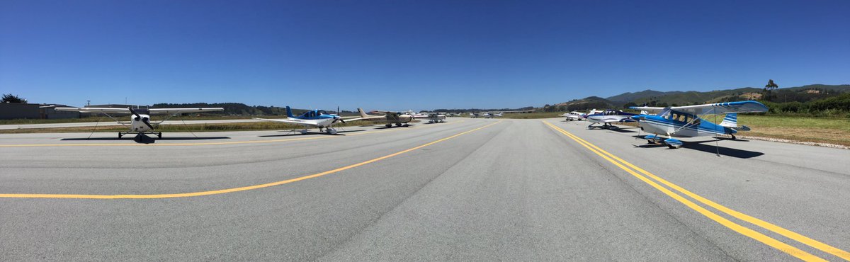 It's a busy day on the ramp at HAF!