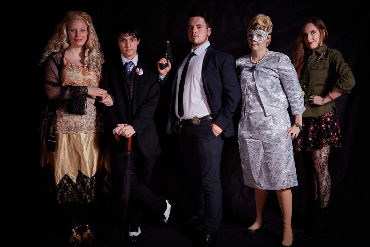 The Gotham Group! Absolutely love this photo from <a href="/starfuryevents/">Starfury Conventions</a>! Thank you! (@robinlordtaylor <a href="/capesandcorsets/">Elle</a>)