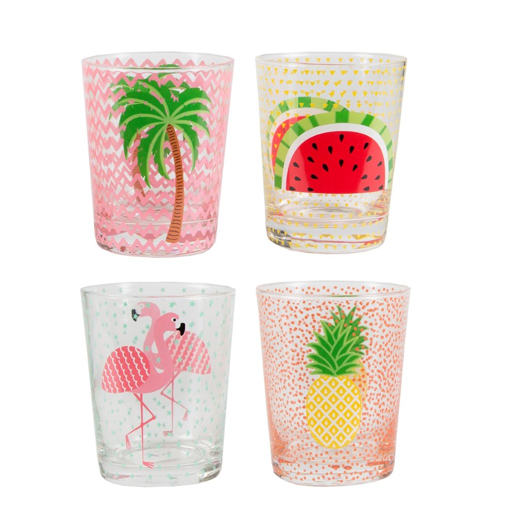 It’s time to have fun in the sun with our quirky retro vibe glass tumblers. ☀️ goo.gl/UQZ3uC ☀️ #mintandmay #summertime