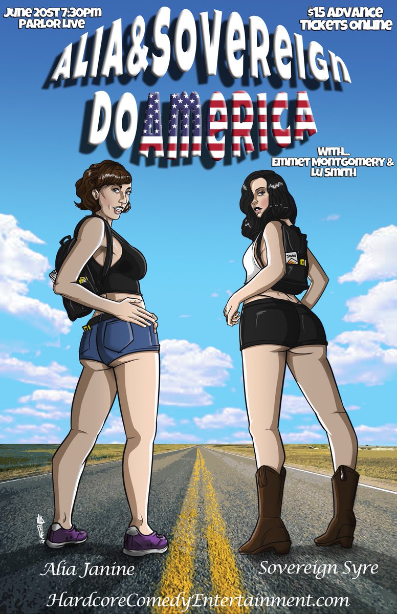 SovereignSyre's tweet photo. #SEATTLE❗️Alia &a Sovereign Do America is @parlorlive June 20th❗️TKTS: https://t.co/srj61m8bYR❗️💄💋#doamerica 👉🏻👌🏻🇺🇸 https://t.co/qQmpQvhRkN