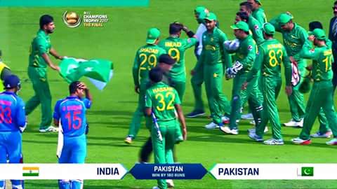 Congratulations Pakistan cricket team by wining lcc champion thropy 2017