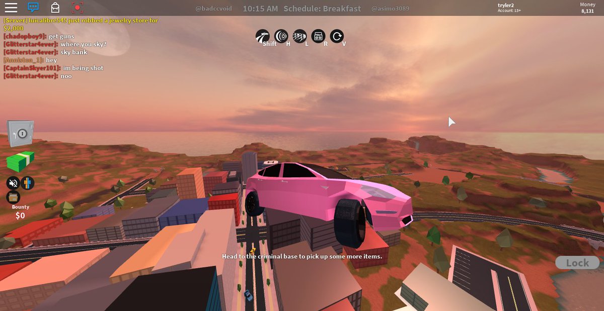 Lgtbloh On Twitter My Car Is Crazy Roblox Jailbreak Which Is