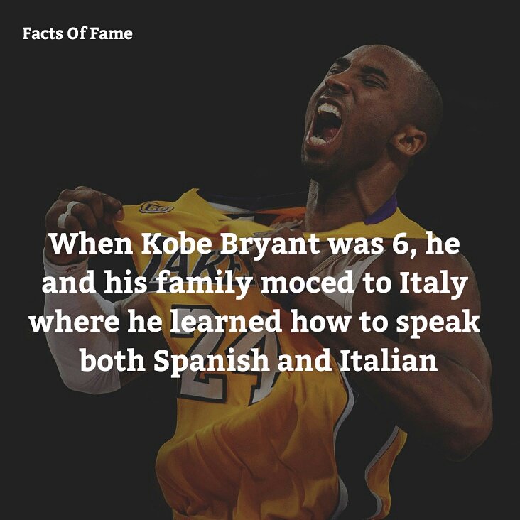 FactsOfFame's tweet photo. Awesome childhood...#italy #italian #spanish #kobebryant #basketball #nba #player #play #sport #sports #bryant #basketballplayer #team #work https://t.co/olH4ldo9eA
