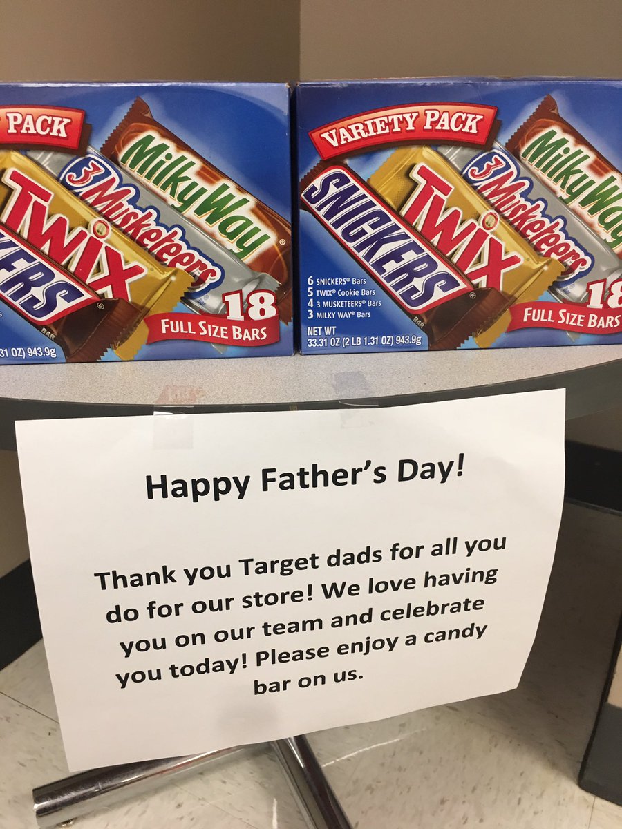 Happy Father's Day to all of the Target dads out there! #WorkSomewhereYouLove <a href="/Dani_Millis/">Dani Bernhardt</a> <a href="/Le_Hulett/">Leandra Hulett</a>