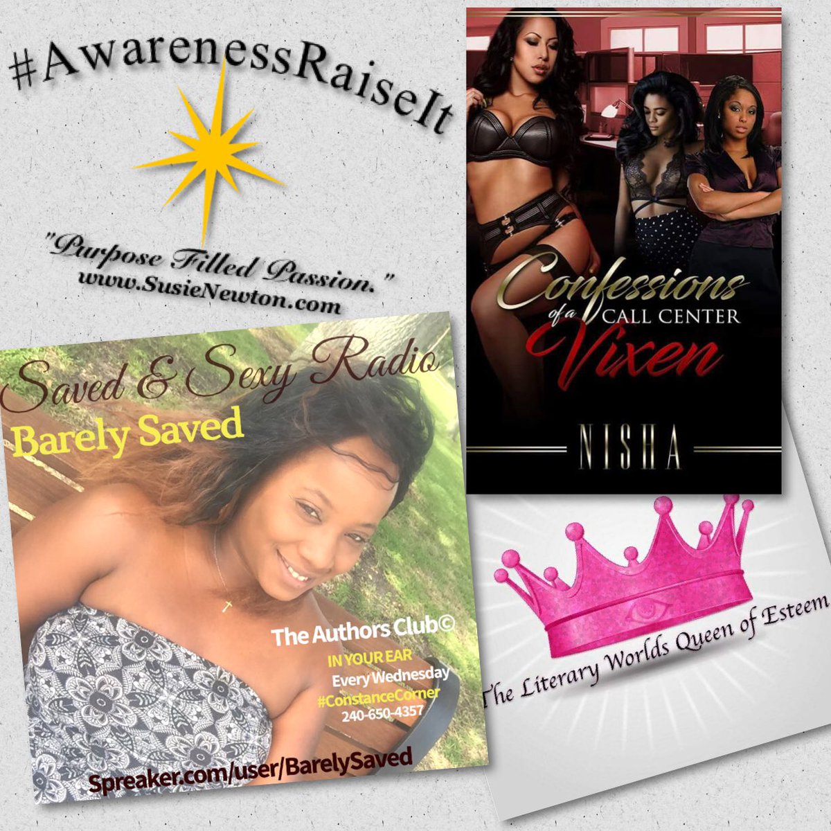 savedNsexyRadio's tweet photo. #amWriting and #promoting and #Dj #TDCW #AwarenessRaiseIt with #RYBNetwork discover the #passion in your #purpose. #radio #author https://t.co/hvtWFTdoYl
