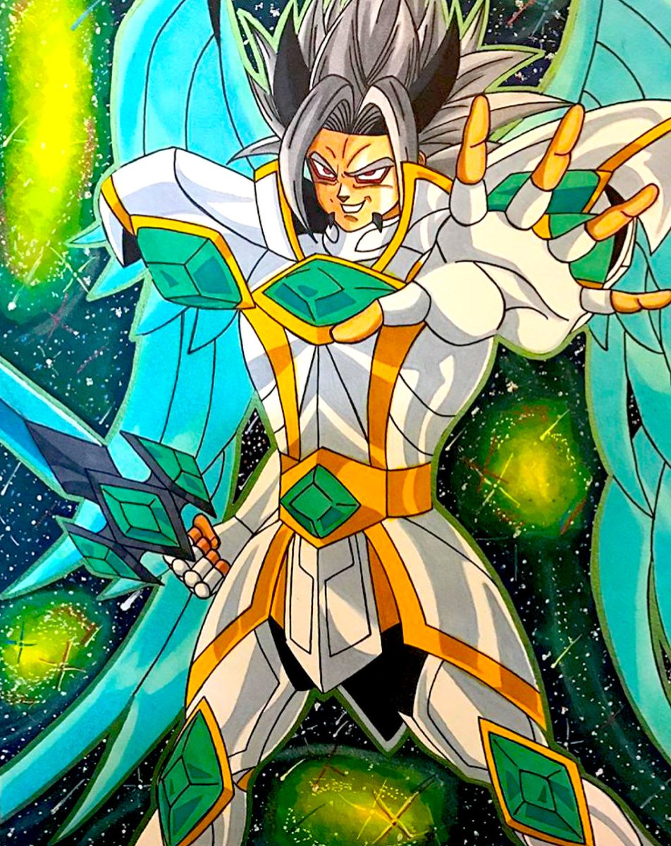 soliscreations's tweet photo. Finally completed the last Heavenly King Xicor! Now I have all 4 heavenly kings done with their holy swords! #dragonball #dragonballz https://t.co/tGuvNjeYql