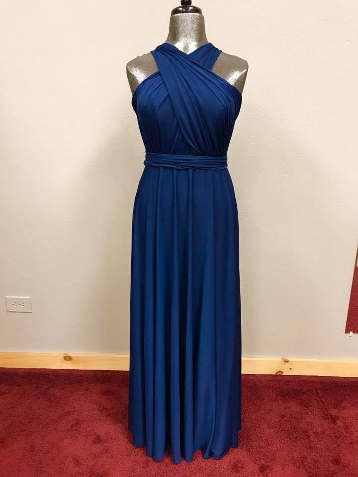 This #bridesmaid gown from Celebrations Bridal and Formalwear is convertible and can be worn 9+ different ways! facebook.com/centralminneso…