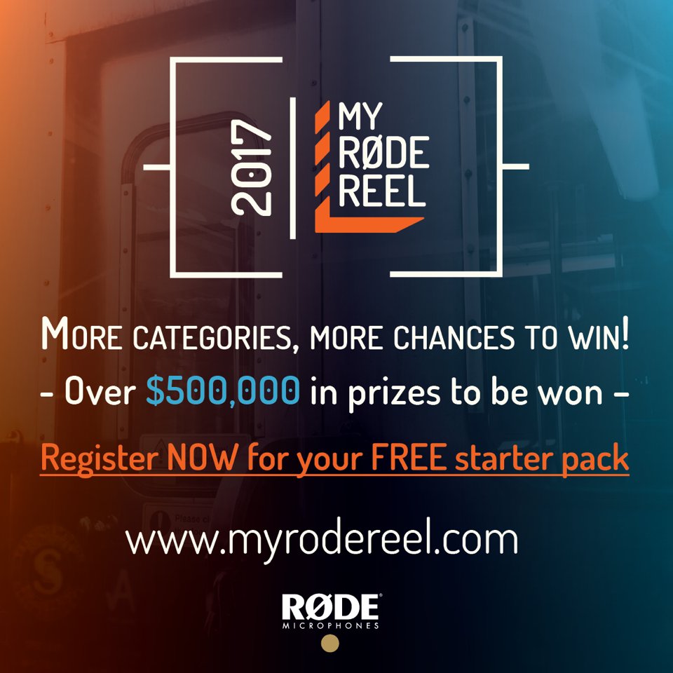 LemacFilm's tweet photo. Just over 10 days left to enter the @rodemics #MyRodeReel film comp! Visit https://t.co/C0aduSEm3Z for a free starter kit and get shooting! https://t.co/UwCFkgyuO4