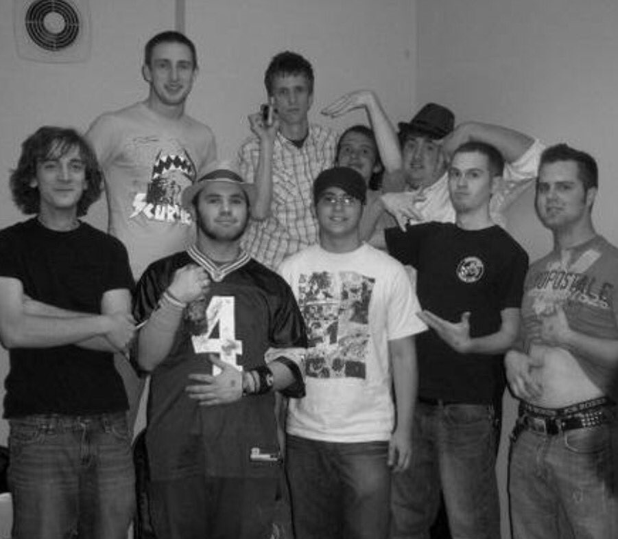 halfthefight's tweet photo. HTF Fort Wayne show at the Jam Crib. Look at that flip phone Steve is holding. Clearly 2007 https://t.co/se4ph4i1O9