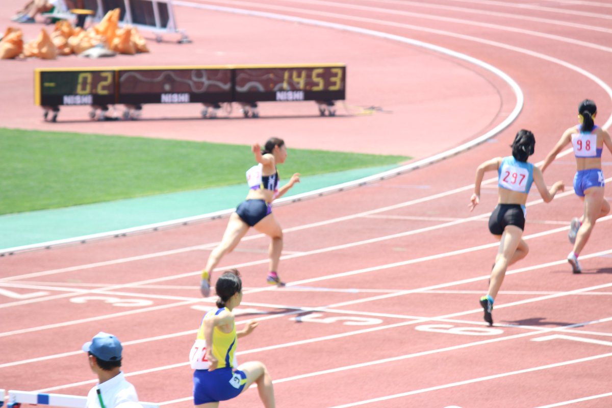 松山北高校陸上競技部 女子１００ｍh 二人とも最後まで諦めず記録を狙いに行きましたが 残念ながら決勝には進めませんでした 今後の成長に期待です T Co Zipotds6pt Twitter