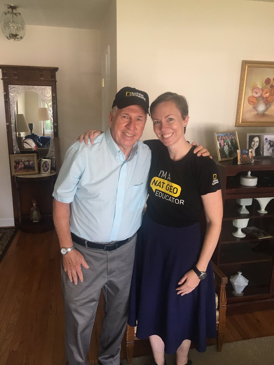 PegKeiner's tweet photo. Celebrated the man who is still saving me @NatGeoMag on the topics that make me curious. @NatGeoEducation #teachgeo https://t.co/VvTXKWuW21