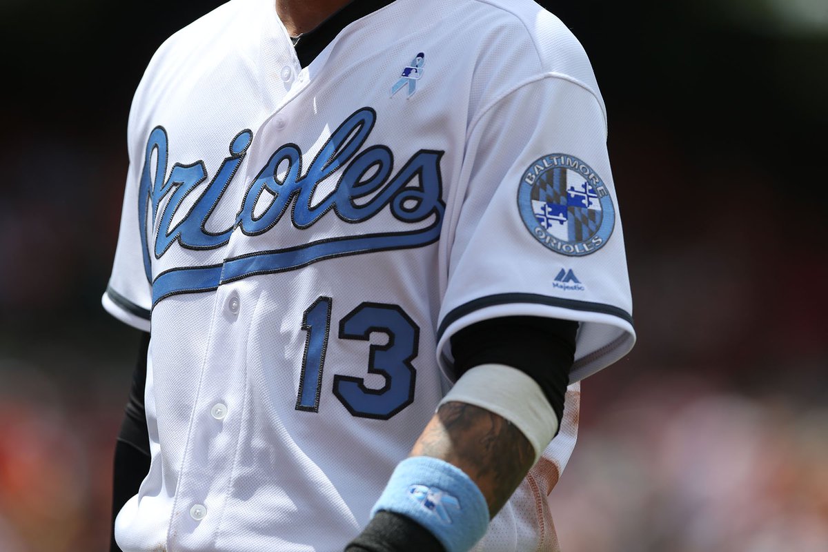 blue orioles jersey