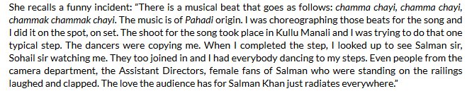 #ShabinaKhan recalls an incident on the sets......
#NaachMeriJaan  #Tubelight  #SalmanKhan
