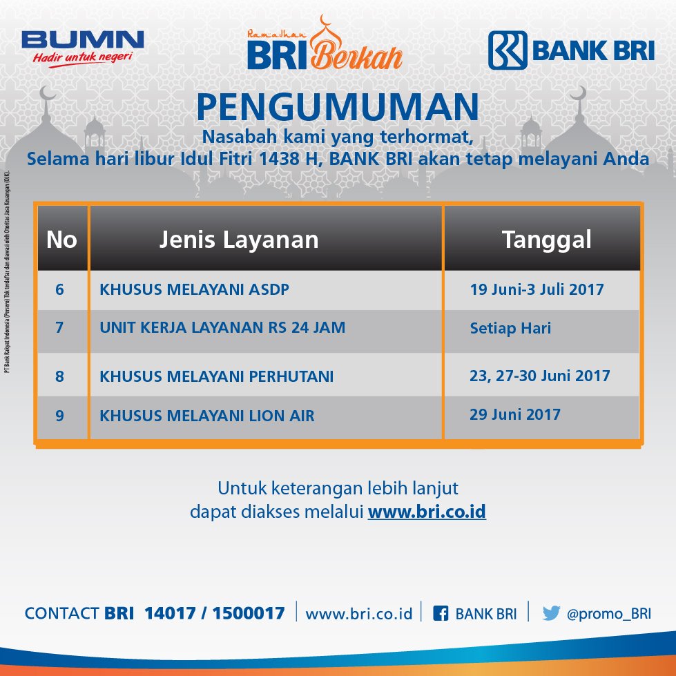 Contact Bri On Twitter Ibu Bisa Mengunjungi Kc Mall Ambasador Kcp Pondok Indah Mall Kk Polda Metro Kk Pasar Mayestik Tks Diva