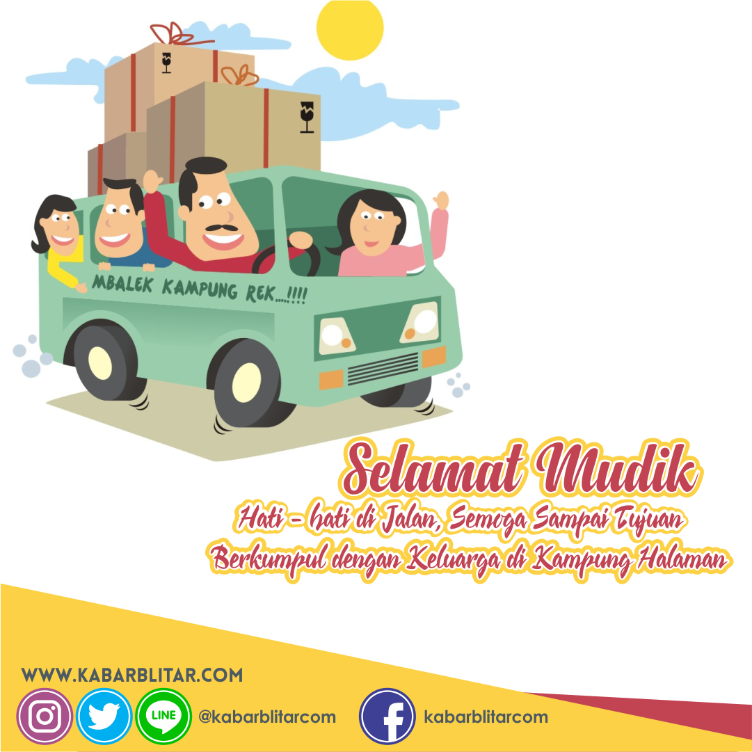 kabarblitarcom's tweet photo. Selamat Mudik Warga Blitar Yang Lagi Di Perantauan 🚗🚎✈️⛵️ .
Semoga Selamat Sampai Tujuan Dan Berkumpul dengan Keluarga Di Kampung Halaman 👪 https://t.co/nzGtmn3R5k